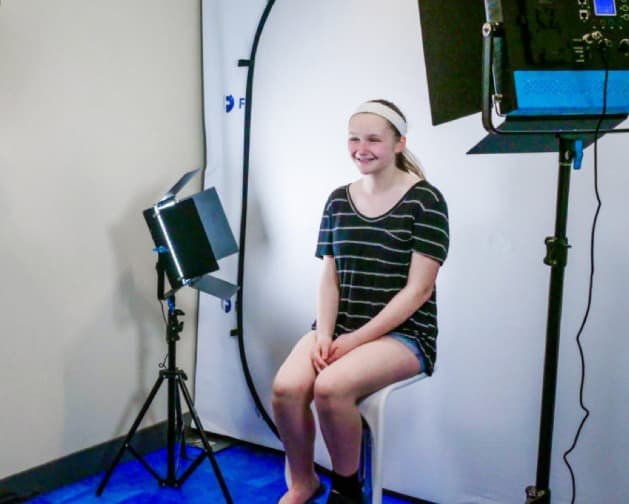 young patient smiling