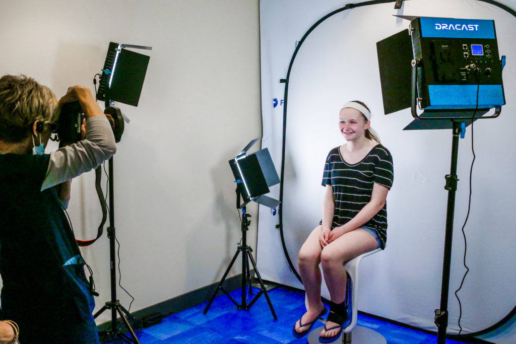 Frey Orthodontics staff taking photos of a patient